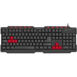 FERUS - Gaming Toetsenbord - Zwart - USB - Verwisselbare Keycaps