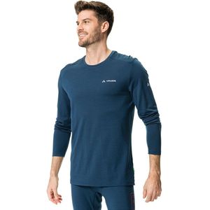 Vaude Monviso Wool Long Sleeve T-shirt Blauw M Man