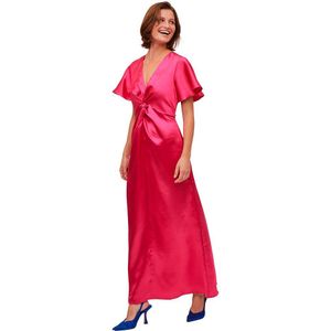 Vila Sittas Short Sleeve Long Dress Roze 40 Vrouw