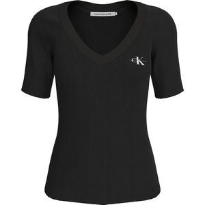 Calvin Klein Jeans - Label Rib - T-shirt - Met Korte Mouwen