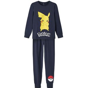 Name It Pokemon Pyjama Blauw 7-8 Years Jongen