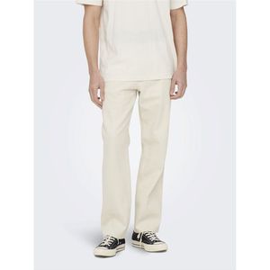 Only & Sons Edge Straight 5917 Pants Beige 33 / 32 Man