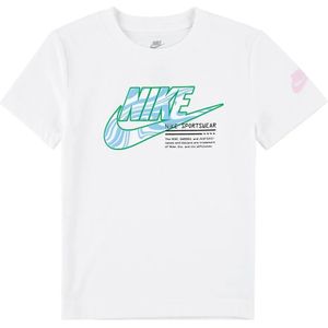 Nike - Futura Micro Text - T-shirt - Katoen/Polyester - Korte Mouwen