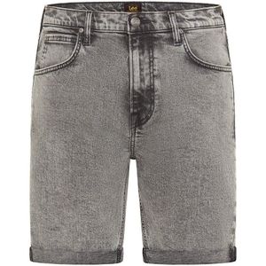 Lee 5 Pocket Regular Fit Denim Shorts Grijs 30 Man