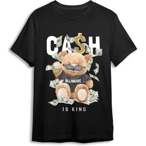 Rock Or Die Cash Is King T-shirt Met Korte Mouwen