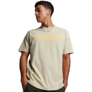 Superdry Code Core Sport Short Sleeve T-shirt Beige XL Man