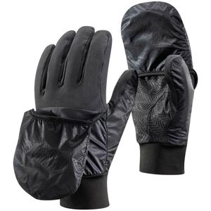 Black Diamond Wind Hood Softshell Gloves Zwart,Grijs M Man