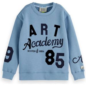 Scotch & Soda Loose Fit Placed Artwork Sweatshirt