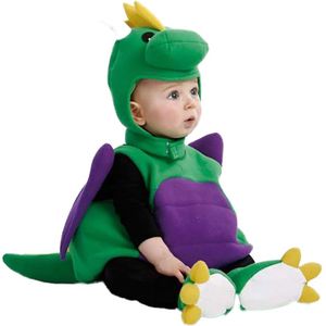 Viving Costumes Dinosaur Baby Custom Groen 7-12 Months