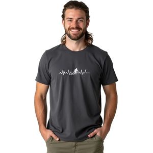 Kruskis Skiing Heartbeat T-shirt Met Korte Mouwen