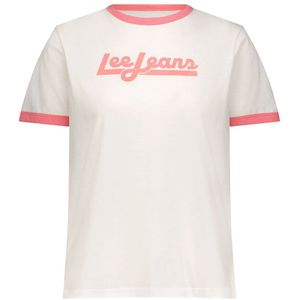 Lee Ringer Short Sleeve T-shirt Roze S Vrouw