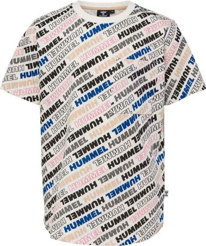 hummel - hmlCALEB T-Shirt - Korte Mouwen - Zwart - Biologisch Katoen