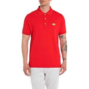 Replay M6782.000.20623 Short Sleeve Polo Rood XS Man
