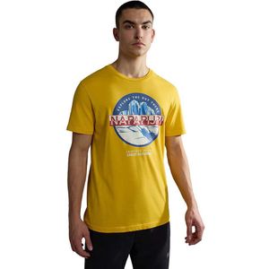 Napapijri S-forsteri Short Sleeve T-shirt Geel XL Man