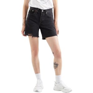 Levi´s ® 501 Mid Thigh Denim Shorts Zwart 32 Vrouw