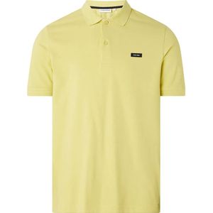 Calvin Klein Stretch Pique Slim Button Korte Mouw Poloshirt