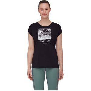 Mammut Mountain Fujiyama Short Sleeve T-shirt Zwart S Vrouw