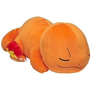 Pokemon Sleeping Charmander 46 Cm Oranje