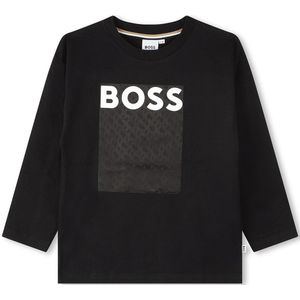 Boss J25o75 Long Sleeve T-shirt Zwart 8 Years