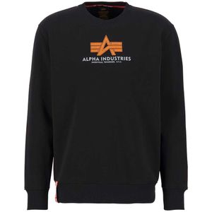Alpha Industries Basic Rubber Sweatshirt Zwart S Man