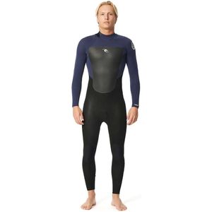 Rip Curl Omega 4/3 Mm Gb Steamer Wetsuit Met Lange Mouwen En Rits Op De Rug