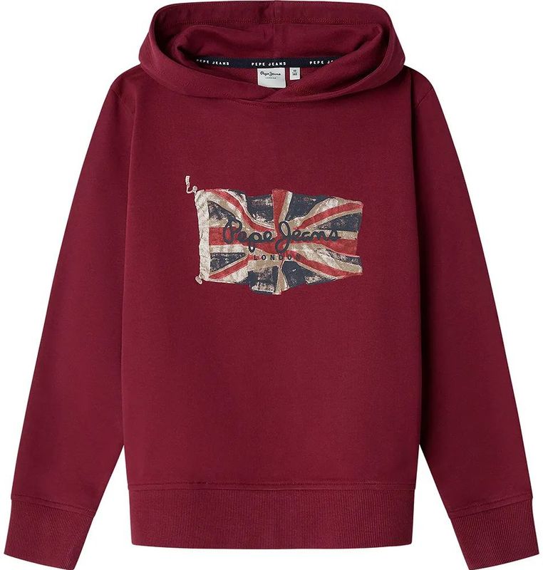 Pepe Jeans - Union Jack - Capuchontrui - 100% Duurzaam Katoen