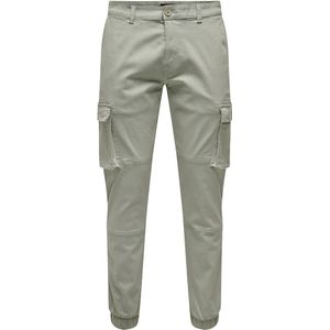 Only & Sons Cam Stage Cuff Cargo Pants Beige 29 / 30 Man