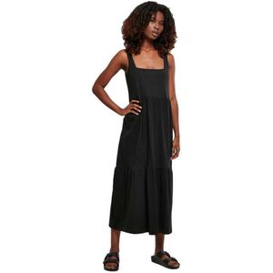 Urban Classics Valance Sleeveless Midi Dress Zwart 4XL Vrouw