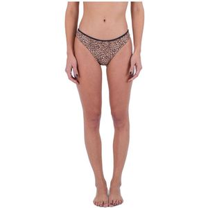Hurley Max Leopard Moderate Bikini Bottom Bruin S Vrouw