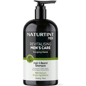 Naturtint Revitalising Men´s Care Energising Hair & Beard 500ml Twee-in-één Shampoo