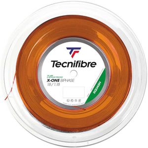 Tecnifibre X-one Biphase 200 M Squash Reel String Oranje 1.18 mm
