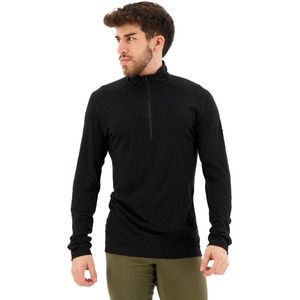 Ondershirt Icebreaker Mens 200 Oasis LS Half Zip Black