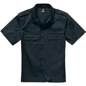 Brandit Us Short Sleeve Shirt Zwart S Man