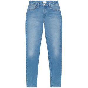 Wrangler 112351061 Skinny Fit Jeans Blauw 30 / 34 Vrouw