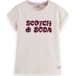 Scotch & Soda Regular Fit Front Artwork T-shirt Met Korte Mouwen
