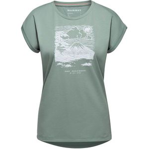 Mammut Mountain Fujiyama Short Sleeve T-shirt Groen S Vrouw
