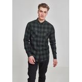 Urban Classics Basic Flannel Long Sleeve Shirt Zwart M Man