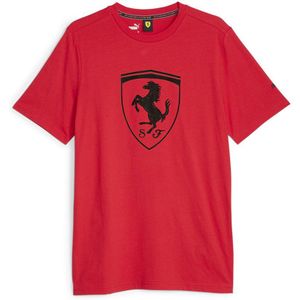 Puma Ferrari Race Tonal Big Shield Short Sleeve T-shirt Rood XL Man