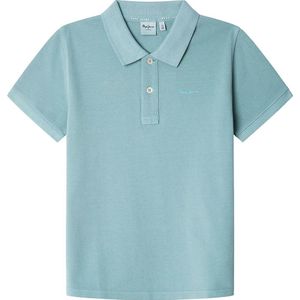 Pepe Jeansvoor jongens. PB540992 Cael blauw poloshirt (10años= 140cm), Casual, Katoen, Korte mouwen, Duurzaam, kinderkleding