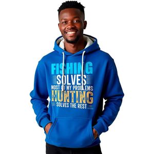 Kruskis Fishing Solves Two-colour Hoodie
