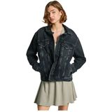 Pepe Jeans - Boyfriend Denim Jack - Denim - Ontspannen Pasvorm