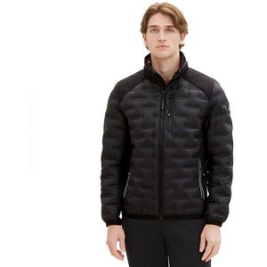 Tom Tailor 1036076 Decorative Hybrid Jacket Zwart XL Man
