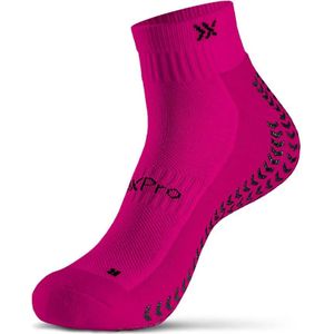 SOXPro - Low Cut Sportsokken - Fluo Fuchsia - Antislip Technologie