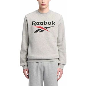 Reebok - Classics Identity - Sweatshirt - Zwart - Fleece van Katoenmix