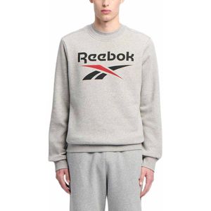 Reebok - Classics Identity - Sweatshirt - Zwart - Fleece van Katoenmix