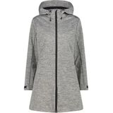 CMP - Softshell Hoodie Jas - Waterdicht - Met Vaste Capuchon - Jacquardpatroon