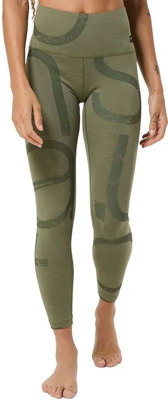 Super.natural - Capital Logo - Leggings - Zwart - WOOL SUPER.STRETCH