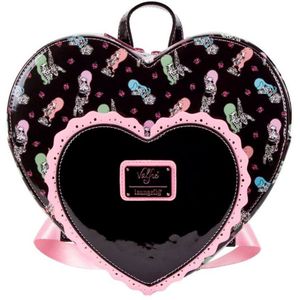 Loungefly Lucy Tattoo Double Heart Backpack Zwart
