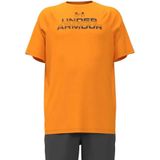 Under Armour - Tech Split Wordmark - T-shirt - Korte Mouwen - 100% Polyester