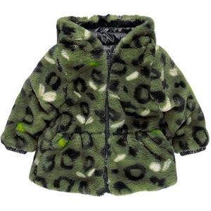 Boboli - Omkeerbare Parka - Groen - Dierenprint - Jongens en Meisjes